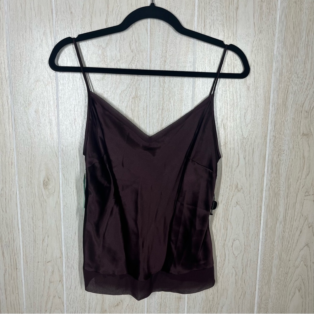 Tahari Silk Purple New Cami Top